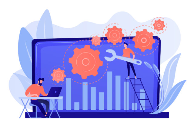 Gestão de manutenção de ativos com dashboard de KPIs e análise de dados