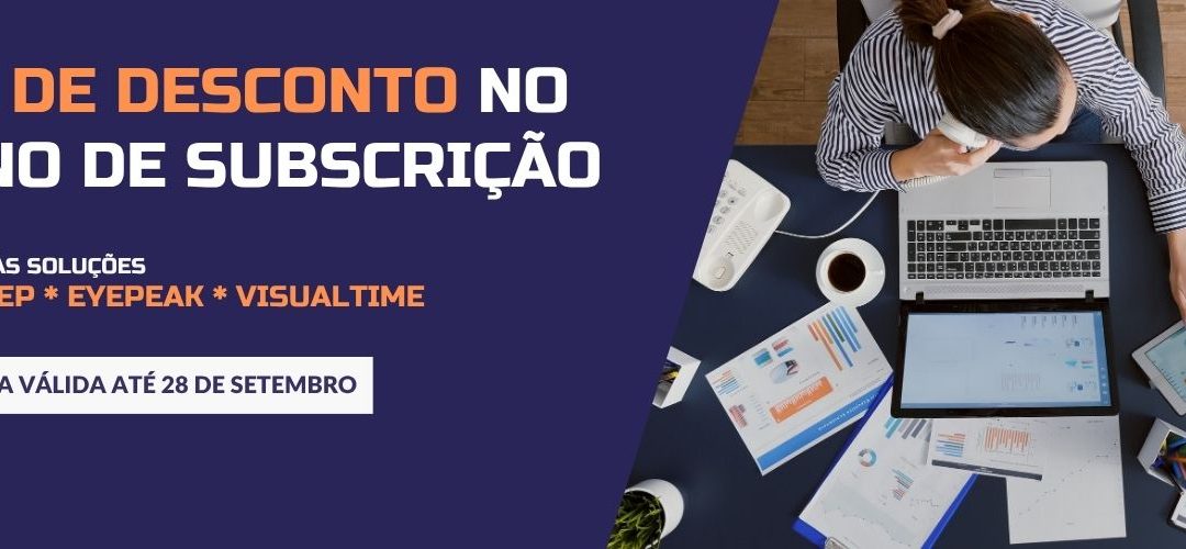 Campanha Cegid: 30% de desconto no 1º ano em Visualtime, Valuekeep e EyePeak
